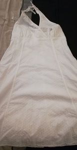 Summer halter eyelet dress